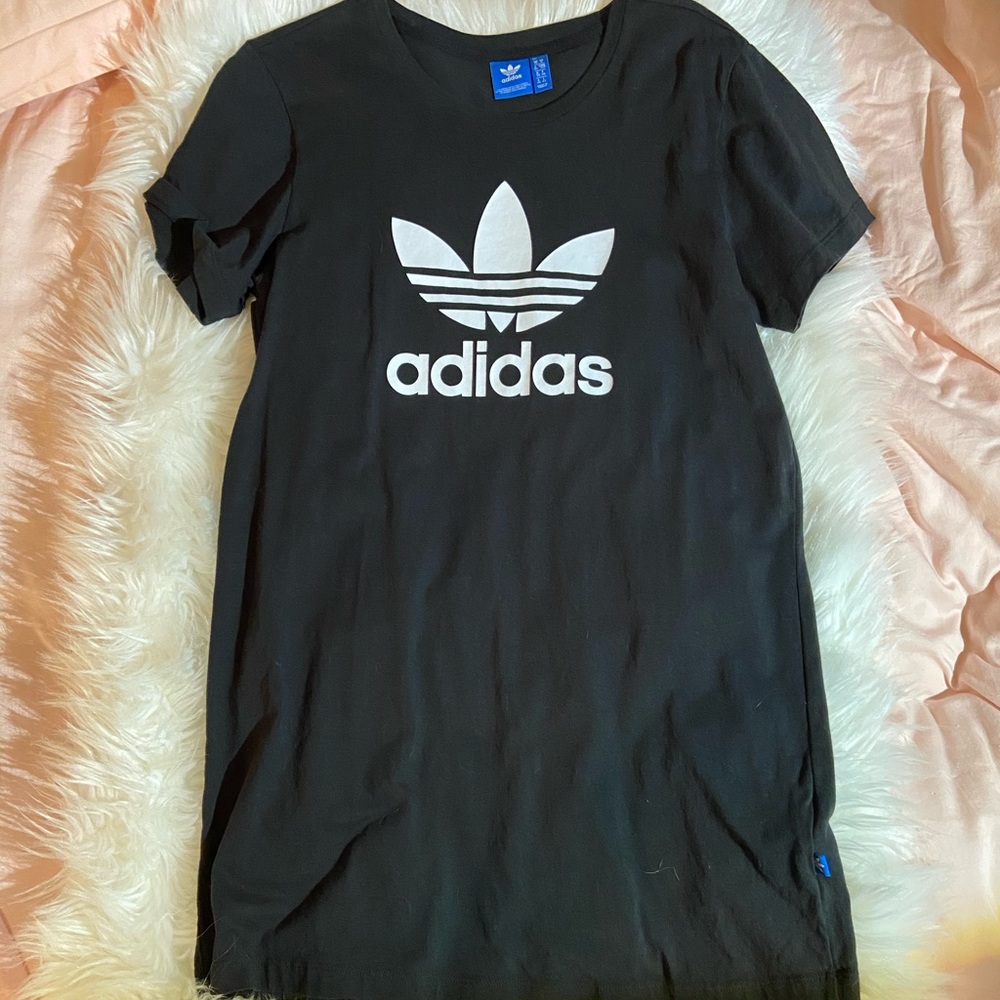 ADIDAS || Black T-Shirt Dress
